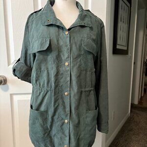 Umgee Pine Green Lightweight Jacket Size M